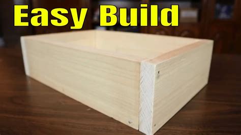 how to build a metal square box|building a small wooden box.